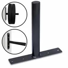 Suporte Fixo Na Parede Para Anilhas Olímpicas Bumpper Box De Cross Em Casa