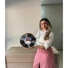 Quadro Decorativo Disco Vinil Lana Del Rey