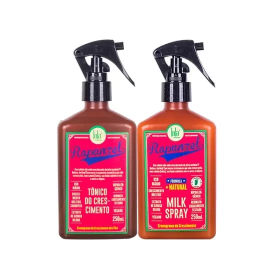 Lola Kit Milk Spray Leave In e Tônico Rapunzel - 2 Itens
