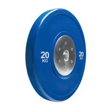Anilha Olímpica Bumper Plate para musculação 20kg Wct Fitness 10100420