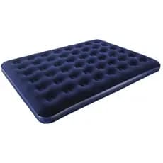 Colchão Inflável Multiuso Cama Dobrável Casal Camping Casa Parque Piscina Azul – WCT Fitness