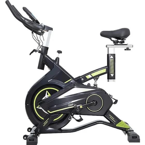 Bike Spinning WCT 8kg Mecânica Preto Verde Residencial