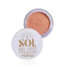 Iluminador em Pó Solto Mahav - Textura Extrafina, Efeito Perolizado, Versatilidade