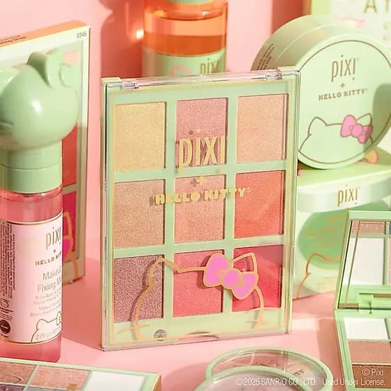 Pixi + Hello Kitty Chrome Glow Paleta de Sombras