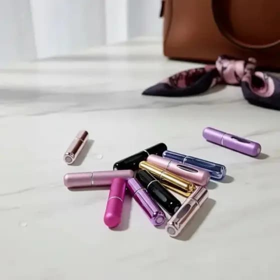 Mini Porta Perfume Recarregável 5ml | Frasco para Perfume de Bolsa | Atomizador Portátil