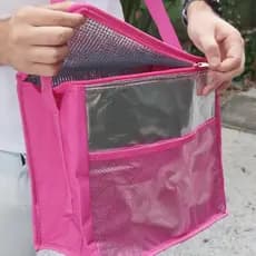 Lancheira Térmica Para Marmita Alimentos Bebidas Forrada