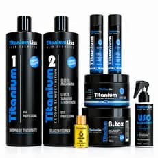 Progressiva Definitiva Titanium Liss + BBtox + Liso Obrigatório + Argan | Liso Perfeito Sem Frizz, Resultado De Salão