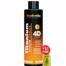 Progressiva Semi Definitiva Titanium Liss 4D Um Passo Só + Argan