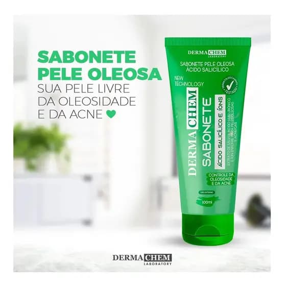 Dermachem Sabonete P/ Pele Oleosa Acido Salicilico D