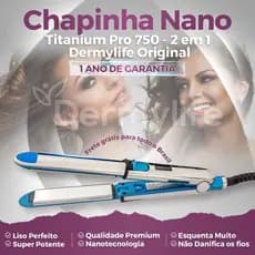 Chapinha de cabelo Nano Titanium Dermylife