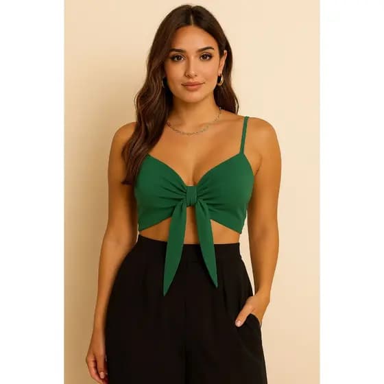 Cropped Moda Feminina com Bojo | Tecido Duna Premium | Alças Reguláveis | Cores Tendência 36 ao 42