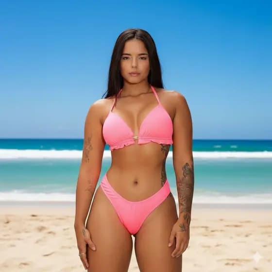 Biquini Feminino Asa Delta Com forro Com Cortininha e Bojo, bikini Reveillon Varias Cores