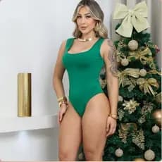 Body Feminino Blusa Feminina Modelo Mickey Suplex Premium Duplo Estilosa Varias Cores Natal