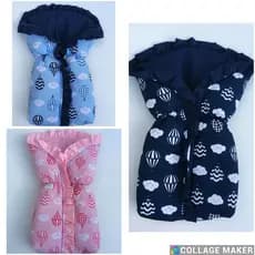 Porta Bebê Saco De Dormir 100% Algodão Acolchoado Varias estampas