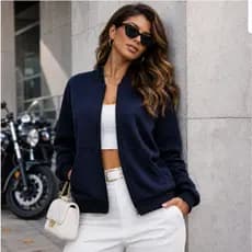 Blusa de Frio Bomber Metalassê Feminina