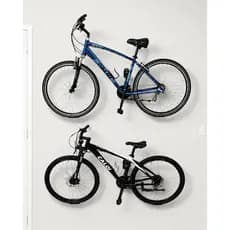 Kit com 2 Suporte de Parede Para 2 Bicicletas UNIVERSAL PEDAL Com Furo Para Cadeado