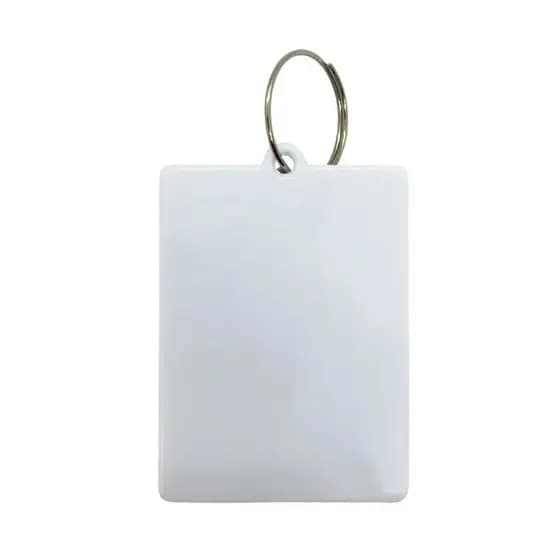 Kit 100 Chaveiros para Sublimação Retangular