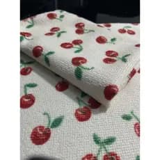 Pano Pia/Flanela Limpeza Microfibra Limao/Vaquinha Multiuso 30x30