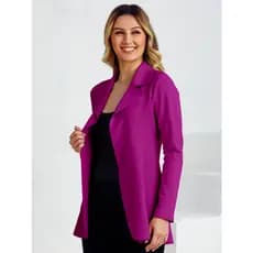 Max Blazer Longo neopreme Sobretudo Acinturado Roupa Feminina Tendência