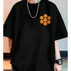 CAMISETAS TEMÁTICAS  ANIME DRAGON BALL Z  Camiseta Preta - Goku