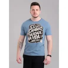 Camiseta Unissex Quaresma - 100% Algodão Premium - Eu Sou O Caminho A Verdade E a Vida