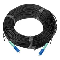250 Metros Cabo Fibra Óptica 1fo Conectorizado Rosca Sc/Upc