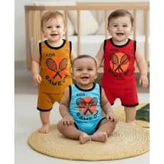 Conjunto menino regata, conjunto menino calor, conjunto menino verão,  conjunto 2 peças, conjunto bebê de 06 a 09 meses.