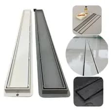 Ralo Banheiro Linear Oculto Seca Piso 6x70 Invisível Sifonado