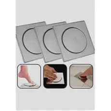 Kit 3 Ralos Click Dami 10x10 Inteligente Pop Up Inox Oculto Invisível Para Banheiro E Cozinhas