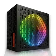 Fonte Atx 650w Rainbow Rgb Automatica Brx 80 Plus Bronze Cor