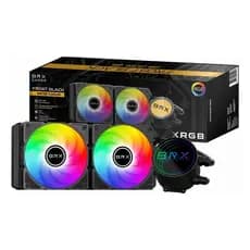 Water Cooler Brx Caf105 Rgb Intel/amd 240mm Preto