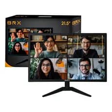 Monitor 21,5 Brx Led Com Webcam Hdmi Vga Resolução 1920x1080 Preto