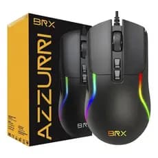 Mouse Brx Preto Azzurri 3600 Dpi