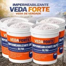 Kit 4 Impermeabilizante em Pó Ultra Veda Forte [800g]