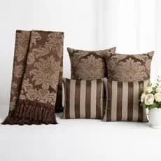Kit 1 Manta c/ 4 capas Tecido Jacquard Ideal para Decoração da sua Casa