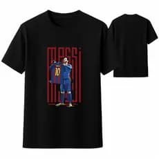 Camiseta Masculina 100% Algodão – Messi