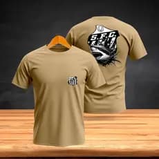 Camiseta Futebol Time Santos S.F.C Jogo Unissex P ao GG Algodão