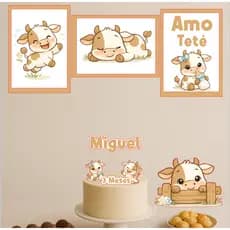 Kit festa amo tetê mesversário, kit só um bolinho, kit pegue e monte