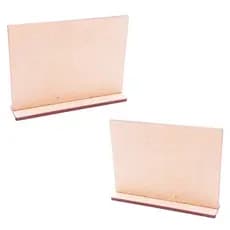 Kit 50 plaquinha display mini painel cenario horizontal 10x7,5 mdf cru lembrancinha festa caixinha