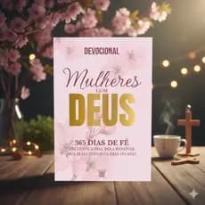 Livro Mulheres com Deus - 365 Dias de Fé - Devocional Lacrado Presente