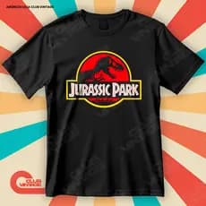 Camiseta Jurassic Park Dinossauro Blusa Camisa Filmes e Séries 100% Algodão