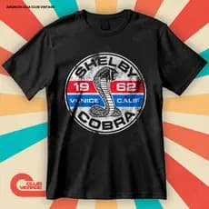 Camiseta Shelby Cobra 1962 Carro Blusa Camisa Marcas 100% Algodão