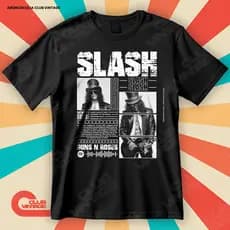 Camiseta Slash Guns N Roses Blusa Camisa Rock 100% Algodão