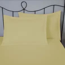 Porta Travesseiro Dia A Dia 2 Peça 70cm x 50cm 80% Algodão / 20% Poliéster Percal 180 Fios