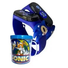 Kit Caneca Personalizada + Relogio Digital Sonic