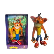 Boneco Crash Bandicoot Articulável 16cm Action Figure Colecionável Infantil Vinil Brinquedo