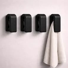 Gancho Adesivo Para Parede Suporte Porta Toalha Elegante Sem Furo