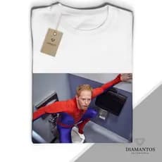 Camiseta Mitchell Modern Family Homem Aranha Malha com Elastano