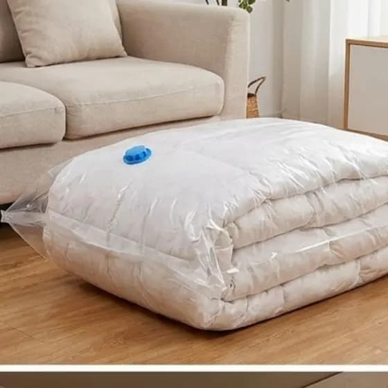 Organizador a Vácuo Grande 50x60 para Cobertas e Viagem