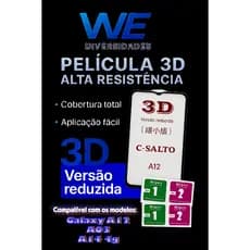 Samsung Galaxy A12 Compatível A03 A14 4G Película Vidro 3D Premium